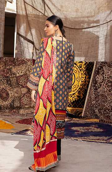 Al Zohaib MSCL 22-01B Monsoon Chunri Printed Lawn 2022 Online Shopping